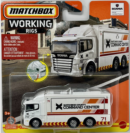Matchbox Working Rigs Scania Tactical Command Center 13/16
