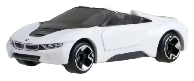 Hot Wheels Silver Series Hybrid Speed BMW i8 (White Convertible) 1/5