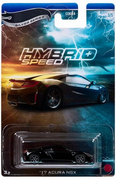 Hot Wheels Silver Series Hybrid Speed '17 Acura NSX [Black] 5/5
