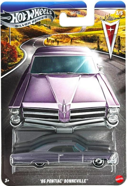 Hot Wheels Silver Series '65 Pontiac Bonneville [Purple] 3/5