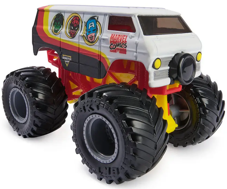 Monster Jam Marvel Comics Classic Van 1:64 Scale Monster Truck