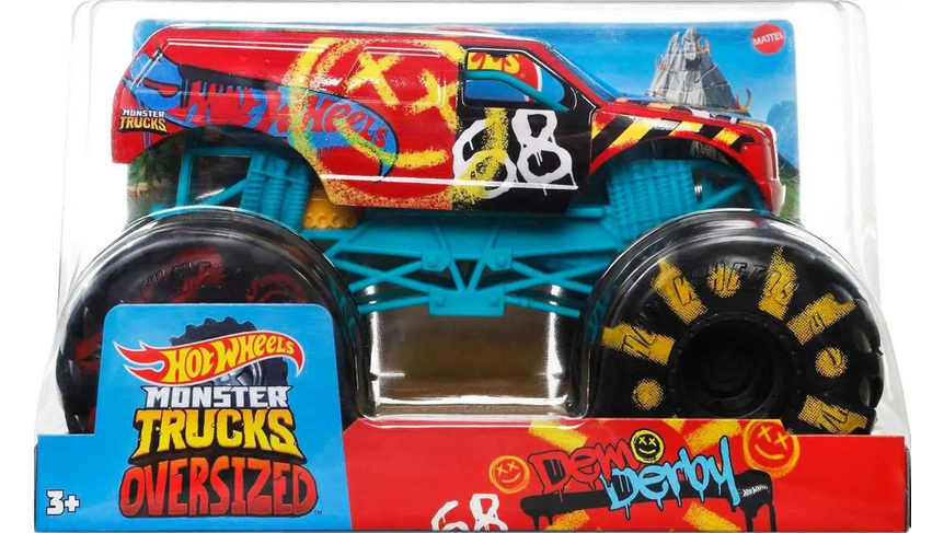 Hot Wheels Monster Trucks Oversized Demo Derby 1:24 scale