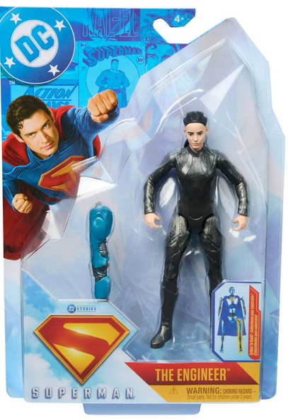 DC Comics SUPERMAN, The Engineer 6-inch Action Figure, for Ages 4 and up