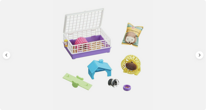My Life As Small Pet Play Set for 18" Dolls Hedgehog Bunny Rabbit Animals Cage