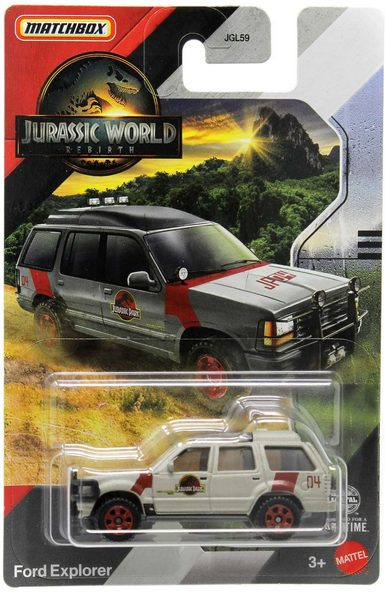 Matchbox Jurassic World Rebirth Ford Explorer Die-Cast Vehicle