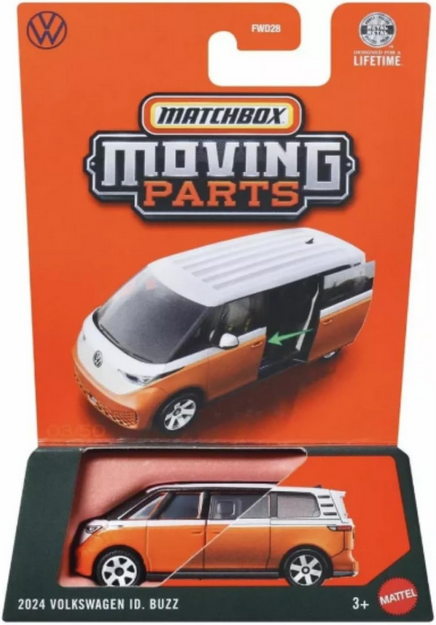 Matchbox 2024 ID. Buzz Orange Moving Parts