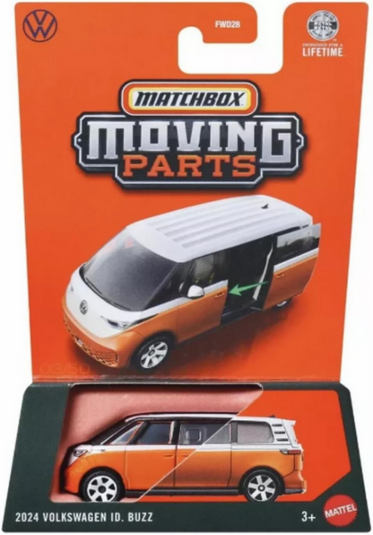 Matchbox 2024 ID. Buzz Orange Moving Parts