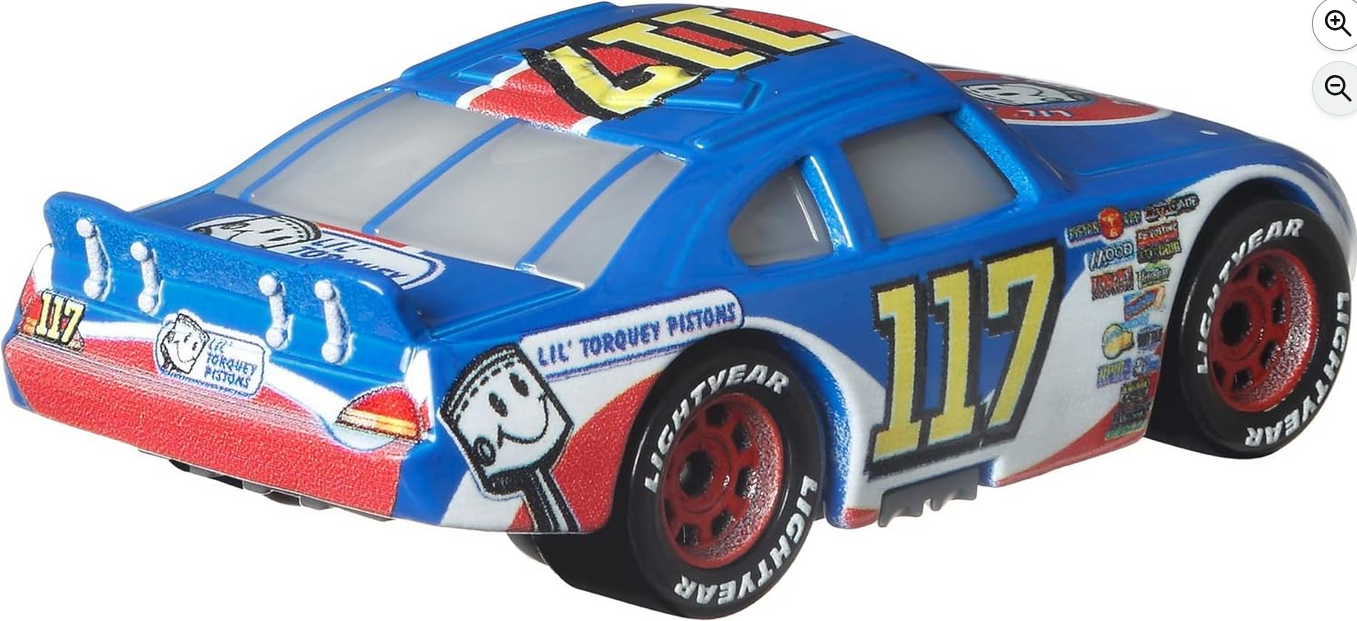 Disney Cars Toys Pixar Cars Die-Cast Ralph Carlow, 1:55 Scale Fan Favorite Character