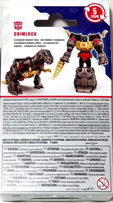 Transformers Grimlock Collectible Figure - 2 in 1 5 Steps