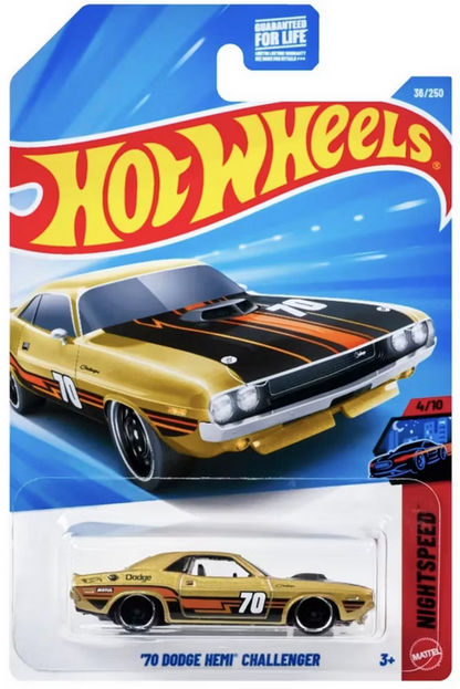 Hot Wheels 1970 Dodge Hemi Challenger36/250  NightSpeed 4/10
