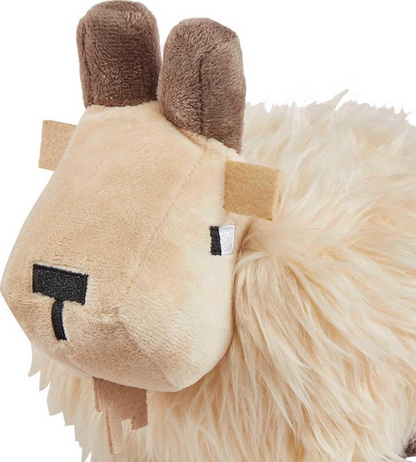 Minecraft Basic Plush Toy, Goat Soft Doll, 8-inch Collectible Inspired by a Fan-Favorite Character from the Video Game