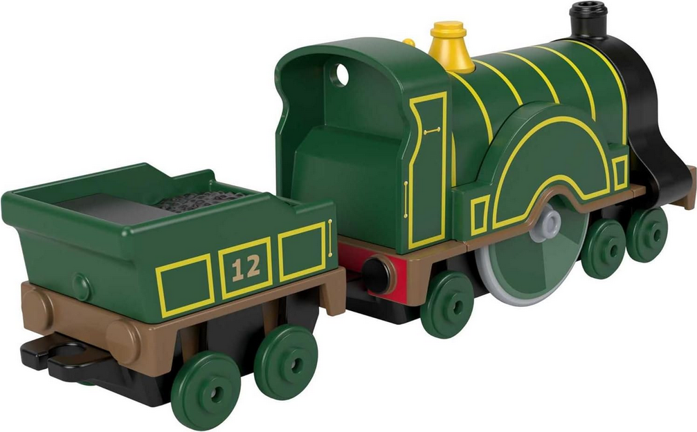 Fisher-Price Thomas & Friends Emily Engine, Toy Train, die-cast Metal Push-Along Toy for Preschool Kids Ages 3 Years and up