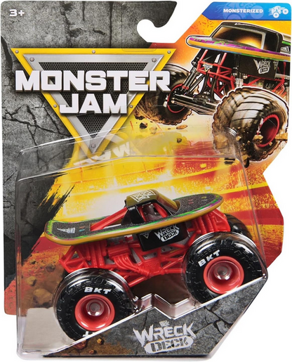 Monster Jam Wreck Deck Series 45 Monsterized Official 1:64 Diecast Truck