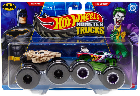 Hot Wheels Demolition Doubles Batman & The Joker Diecast Car 2-Pack