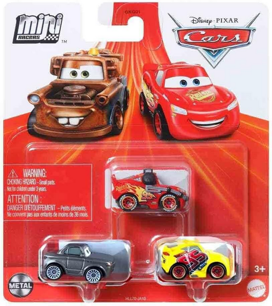 Disney Pixar Cars Mini Racers 3 Pack (Rusteze Cruz Ramirez - Sterling ...