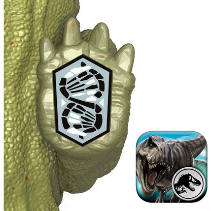 Jurassic World Strike Attack Kosmoceratops Dinosaur Figure, Single Action & Posable, Digital Play