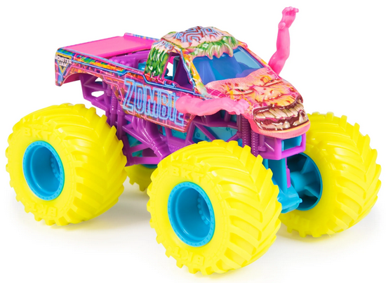 Monster Jam, Official Zombie Monster Truck, Die-Cast Vehicle, 1:64 Scale, Kids Toys for Boys Ages 3 and up