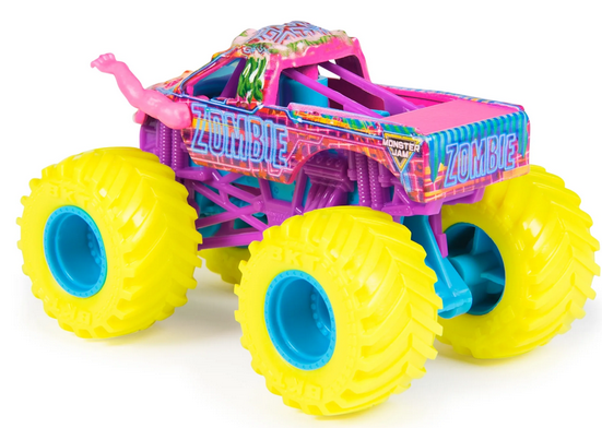 Monster Jam, Official Zombie Monster Truck, Die-Cast Vehicle, 1:64 Scale, Kids Toys for Boys Ages 3 and up