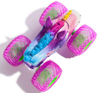 Monster Jam, Official Sparkle Smash Monster Truck, Die-Cast Vehicle, 1:64 Scale, Kids Toys for Boys Ages 3 and up