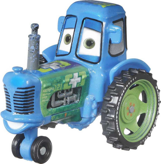 Disney Cars Clutch Aid Racing Tractor, Miniature, Collectible Racecar Automobile Toys Based on Cars Movies, for Kids Age 3 and Older