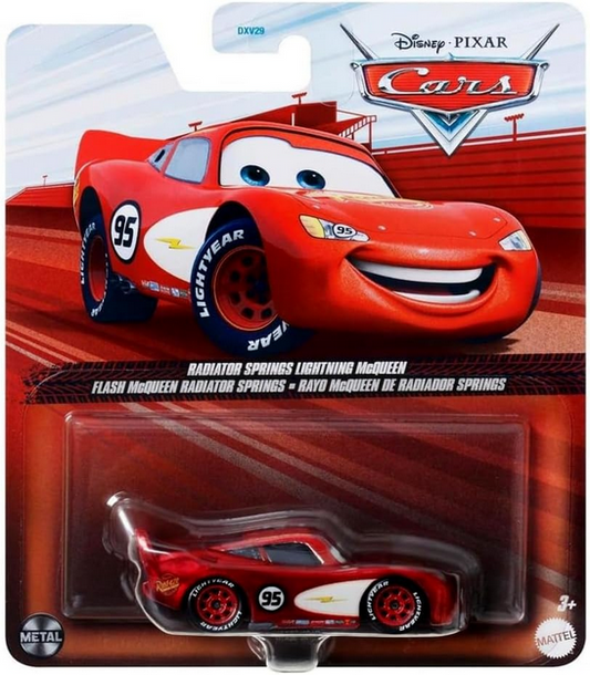 Disney Pixar Cars Radiator Springs Lightning McQueen Die-Cast Metal Toy Vehicle 1:55 Scale