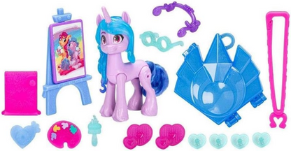 My Little Pony: Make Your Mark Toy Cutie Magic Izzy Moonbow - 3-Inch Hoof to Heart Pony with Surprise Accessories, Kids Ages 5 and Up