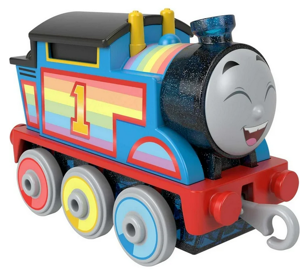 Thomas & Friends Rainbow Thomas 3" Push-Along Engine