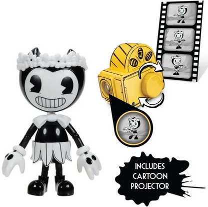 Bendy and the Ink Machine Wave 3 Hula Bendy Action Figure [Bacon Soup Can & Projector]