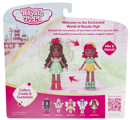 Royale High 3 inch Nature Fairy Fashion Doll - 1 Figure with 9 Fashion Accessories