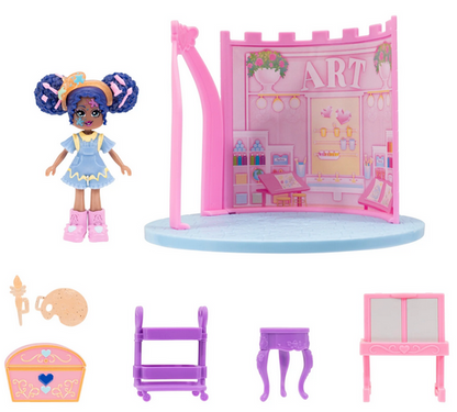 Royale High Art Class Playset - 1 Doll, 6 Accessories - 1 Surprise Water Reveal