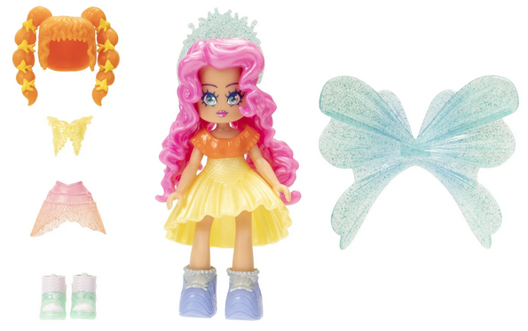 Royale High 3 inch Water Fairy Fashion Doll - 1 Figure with 9 Fashion Accessories