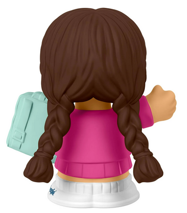 Fisher-Price Little People Backpack Girl Character Figure for Toddlers & Kids, 1 Piece