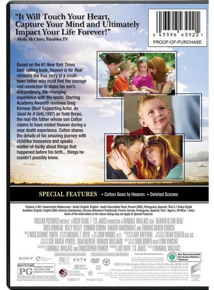Heaven Is for Real (DVD) Pre-owned Greg Kinnear (Actor), Kelly Reilly (Actor), Randall Wallace (Director)