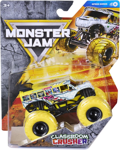 Monster Jam  Classroom Crusher Speed Shred Series 46 2026 Official 1:64 Diecast Truck