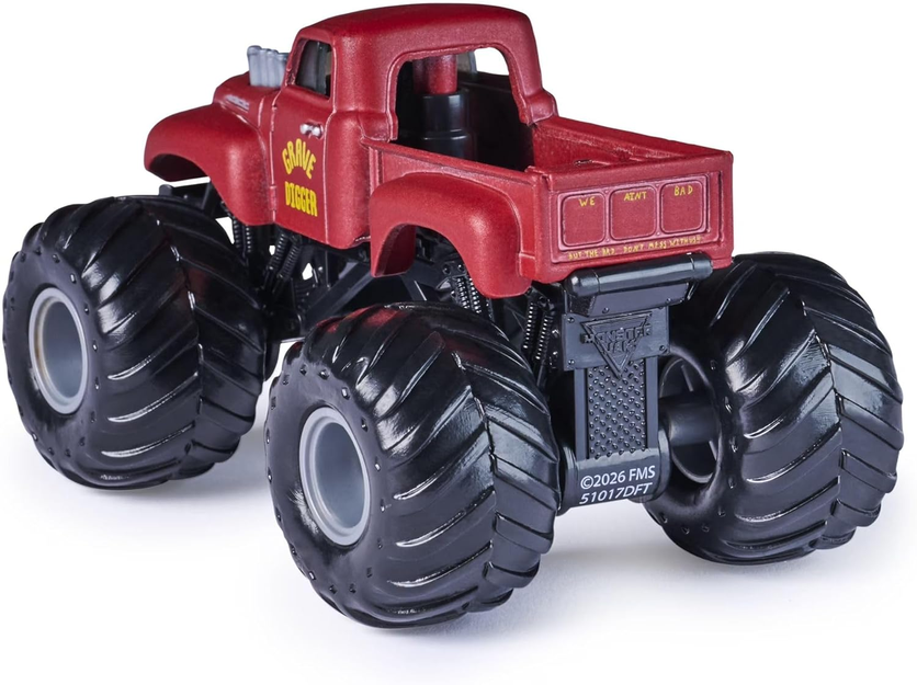 Monster Jam Red Grave Digger Series 46 Retro Rebels 2026 Official 1:64 Diecast Truck