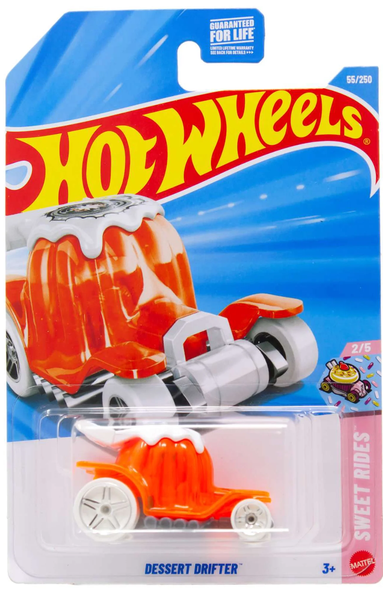 Hot Wheels Sweet Rides Dessert Drifter 55/250 [Orange] Sweet Rides 2/5 Diecast Car