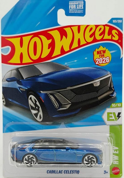 Hot Wheels Cadillac Celestiq [Blue] 163/250 HW EV 10/10
