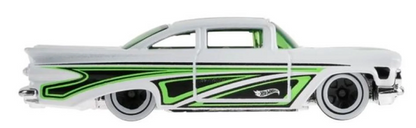 Hot Wheels '59 Chevy Impala Green & White 44/250 Layin' Low 2/5
