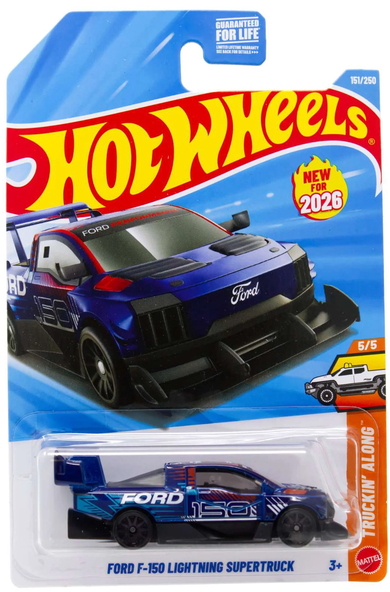 Hot Wheels Truckin' Along Ford F-150 Lightning Supertruck 151/250 Trucking Along 5/5