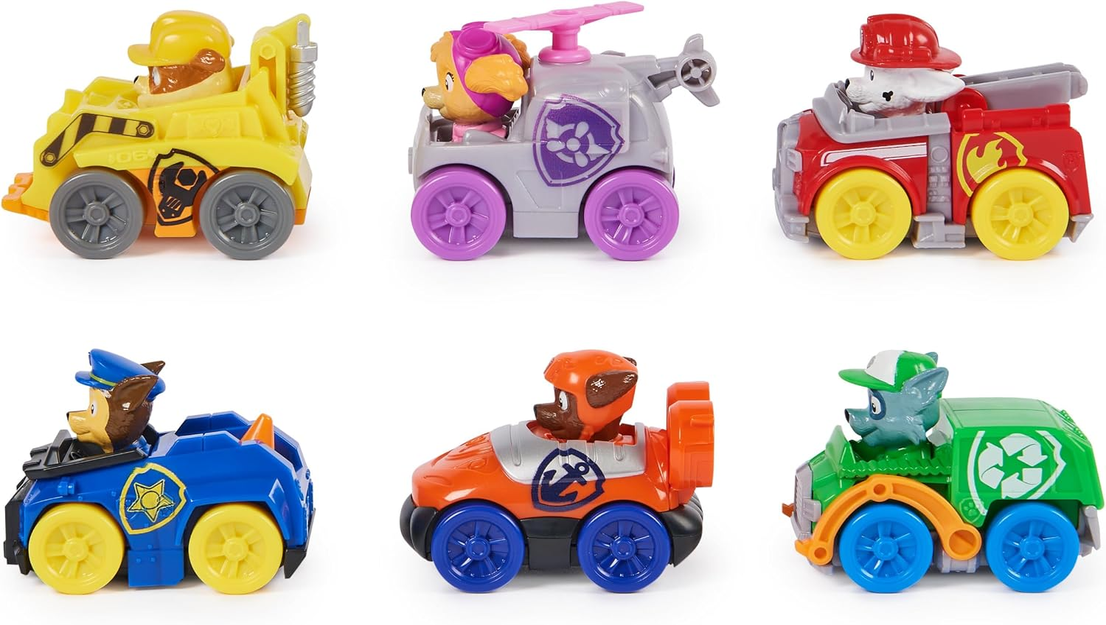 Paw Patrol – Pack 6 Cars Pup Squad Racers