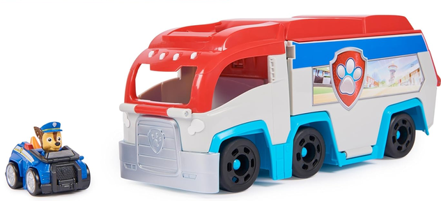 Paw Patrol: Pup Squad Patroller Team Vehicle, Toy Truck with Collectible Chase Toy Car, Kids Toys for Boys & Girls Ages 3+
