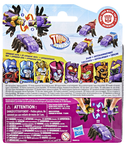 Transformers Toys Swapticons Blackarachnia and Predacon Tarantulas Action Figures, 5+