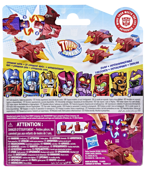 Transformers Toys Swapticons Terrorsaur and Lazorbeak Action Figures, 5+