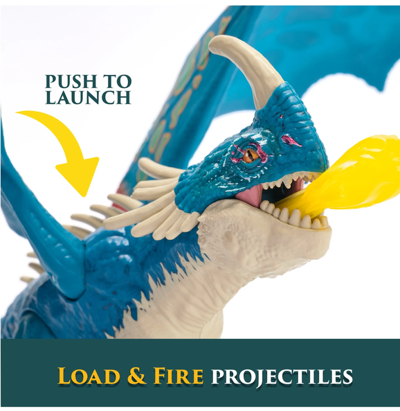 Dreamworks Dragons, Battle Dragons, Fire Blast Deadly Nadder, 10” Action Figure