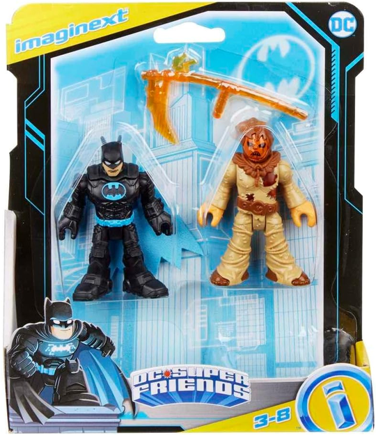 Batman and Scarecrow Imaginext Dc Super Friends