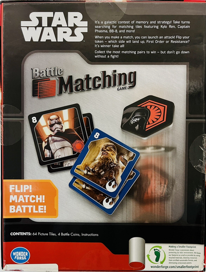 Star Wars The Force Awakens Battle Matching Game