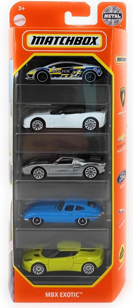 Matchbox Exotic Cars 5-Pack