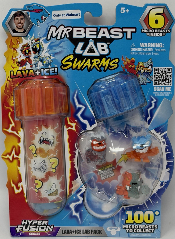 MrBeast Lab Swarms Hyper Fusion Series Lava & Ice Lab Pack