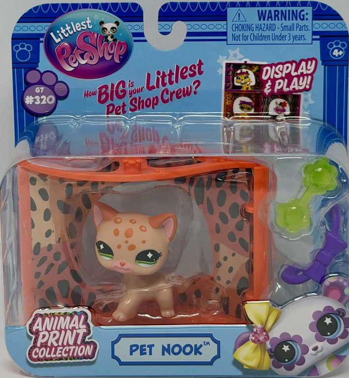 Littlest Pet Shop Pet Nook Animal Print Leopard Lounge G7 #320