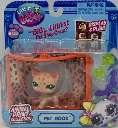 Littlest Pet Shop Pet Nook Animal Print Leopard Lounge G7 #320